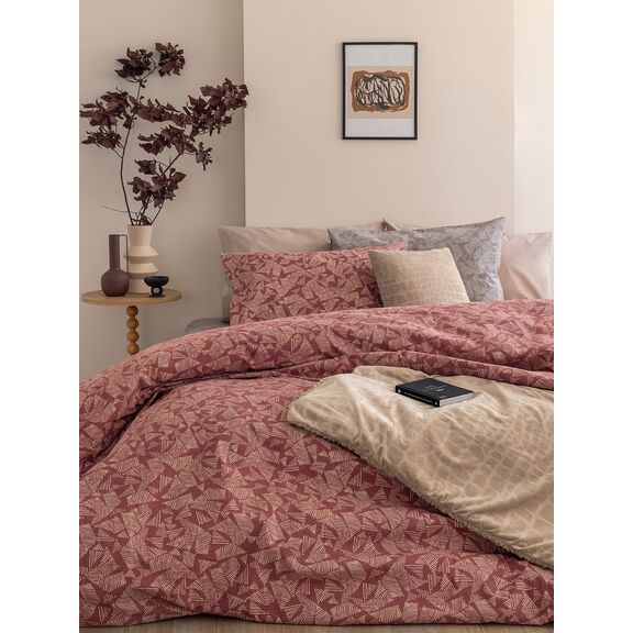 Σετ Σεντόνια Υπέρδιπλα Flannel Beauty 240x265 Fb0224 με Λάστιχο