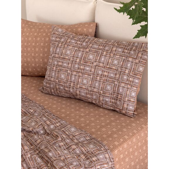 Σετ Σεντόνια Υπέρδιπλα Flannel Beauty 240x265 Fb0229 με Λάστιχο
