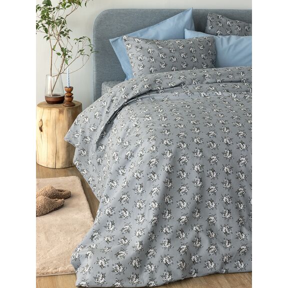 Σετ Σεντόνια Υπέρδιπλα Flannel Beauty 240x265 Fb0230 Χωρίς Λάστιχο