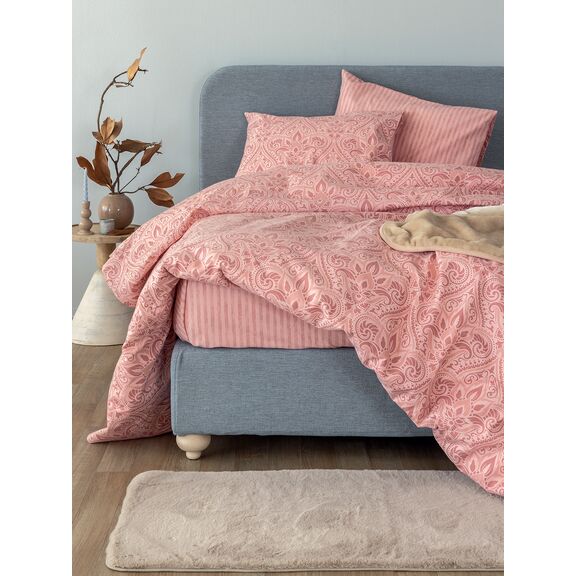 Σετ Σεντόνια Υπέρδιπλα Flannel Beauty 240x265 Fb0233 Χωρίς Λάστιχο