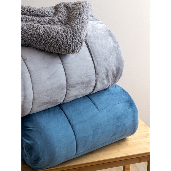 Κουβερτοπάπλωμα Υπέρδιπλο 220x240 Mono Denim