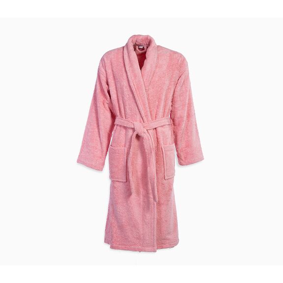 Μπουρνούζι Με Γιακά no medium nef-nef fresh 1163-pink 100% Βαμβάκι Πενιέ