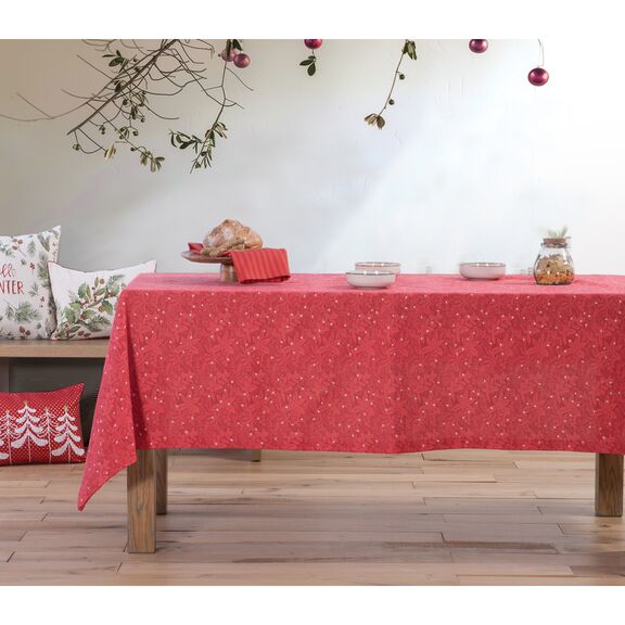 Χριστουγεννιάτικο Τραπεζομάντηλο 140x140cm nef-nef homeware grace cotton/ polyester