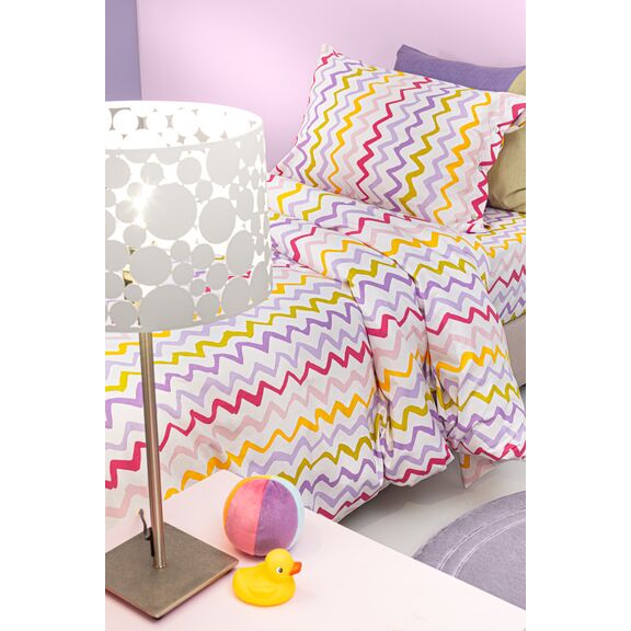 Σετ 2τμχ Παιδική Παπλωματοθήκη Funny Pinky 165x225 guy Laroche  100% Cotton