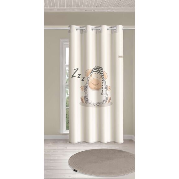 Παιδική & Βρεφική Κουρτίνα Soft-Touch Aldo με Τρουκς 160x240 Saint Clair Ivory 100% Πολυεστέρας