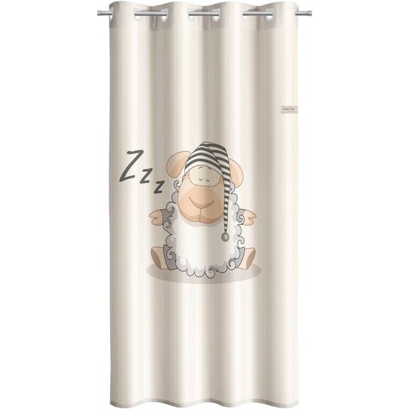 Παιδική & Βρεφική Κουρτίνα Soft-Touch Aldo με Τρουκς 160x240 Saint Clair Ivory 100% Πολυεστέρας