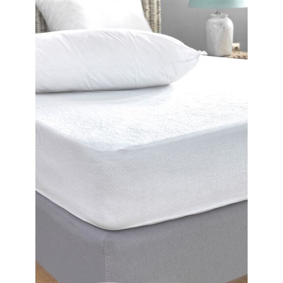 Κάλυμμα Μονό White Comfort 100x200+30 Waterproof