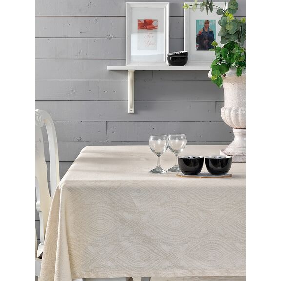 Σετ 4 Πετσέτες Φαγητού Festosi 45x45 Henna Ivory