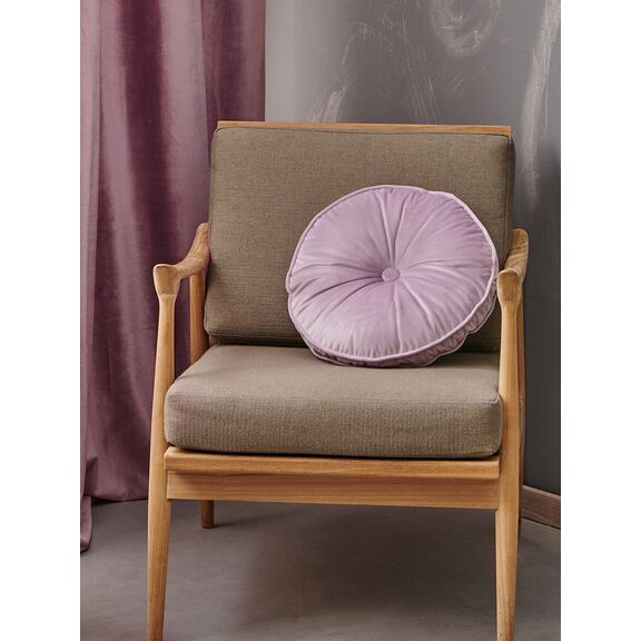 Διακοσμητικο Μαξιλαρι Velvet Feel Ø40cm Vf803 Lilac