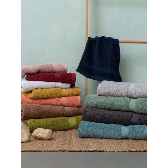 Πετσέτα Προσώπου Towels Collection 50x100 Ombra Brown