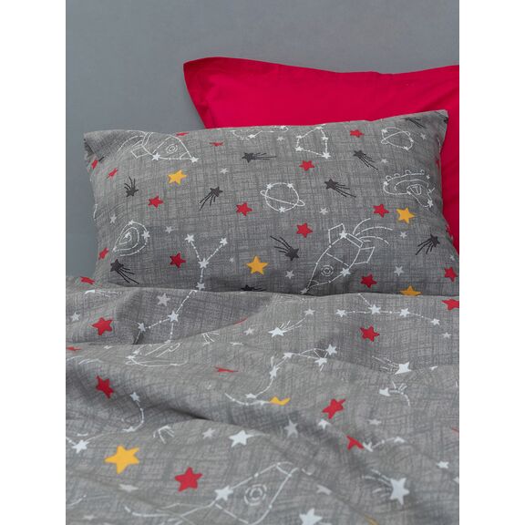 Κουρτινα με Τρεσα Luminous 170x260 Comet Grey