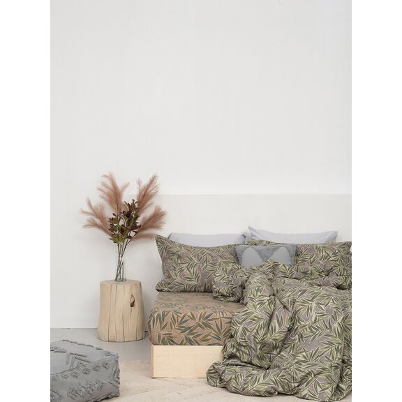 Σετ Μονά Σεντόνια Cosy Winter 170x265 Cw286 Χωρίς Λάστιχο