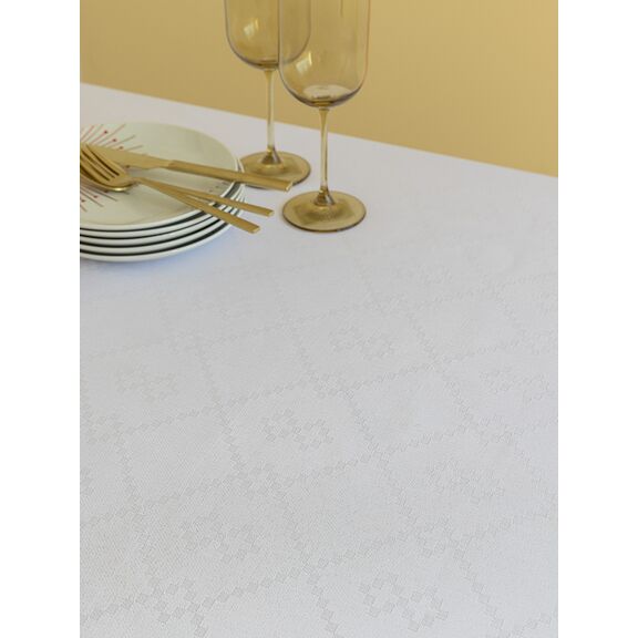 Τραπεζομάντηλο Αλεκιαστο Formal Dinner 175x320 Lupo Beige