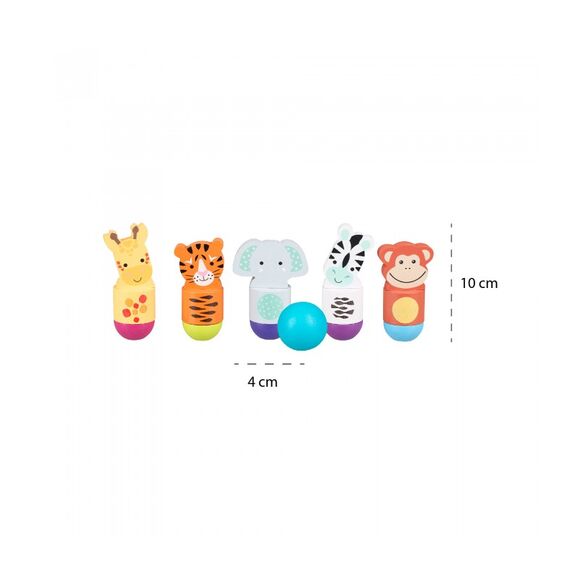 Μπόουλινγκ Jungle Animals Orange Tree Toys