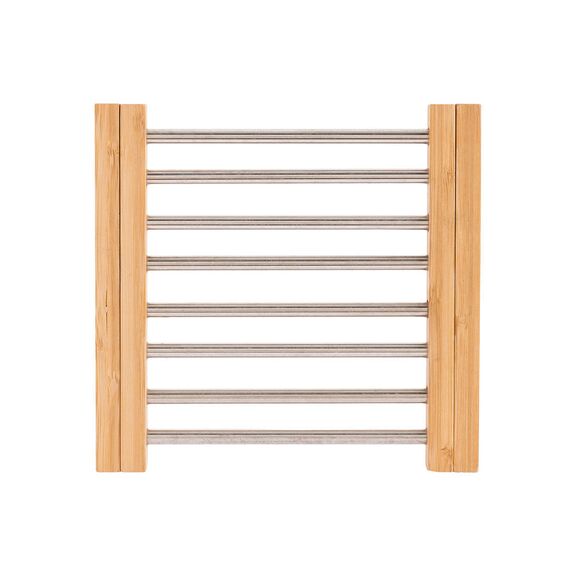 Estia Βαση Μαγειρικου Σκευους Bamboo Essentials me Ανοξειδωτο Ατσαλι Πτυσσομενη 22x21.3x2.2cm