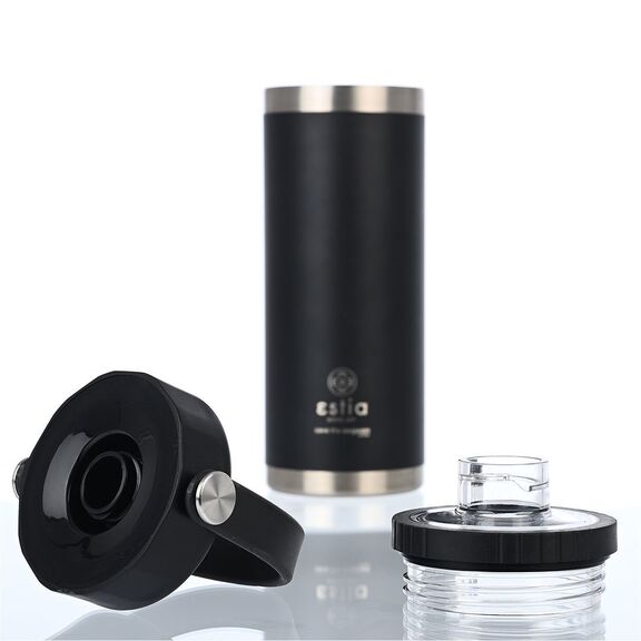 Estia Θερμος Travel Chug Save the Aegean 500ml Midnight Black