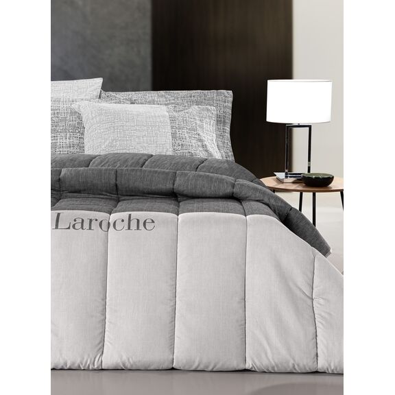 Παπλωματοθήκη Symbol Grey Suede 225x245 guy Laroche  top Μicrosuede - Bottom Cotton
