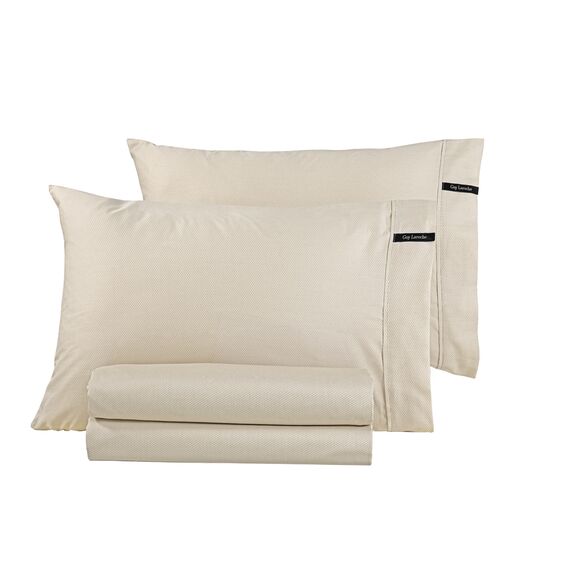 Ζεύγος Μαξιλαροθήκες Minimal Natural 50x70 guy Laroche  100% Cotton Satin