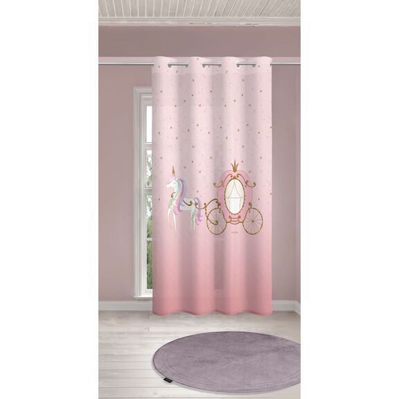 Παιδική & Βρεφική Κουρτίνα Soft-Touch Cinderella με Τρουκς 160x240 Saint Clair  100% Polyester