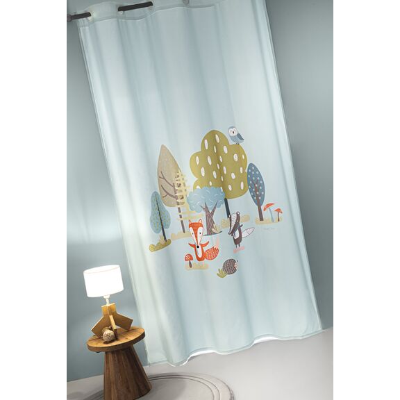Κουρτίνα Soft - Touch Timber Mint με Τρουκς 160x240 Saint Clair  100% Polyester