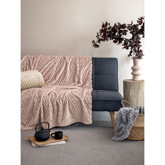Κουβέρτα Fleece 160x220 Aster Beige