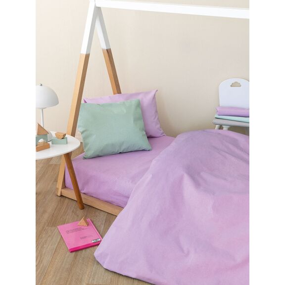 Σεντόνι Κούνιας 130x170 Etoile/2 Lilac Χωρίς Λάστιχο