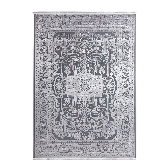 Χαλί Lotus Summer 2927 Black Grey Royal Carpet