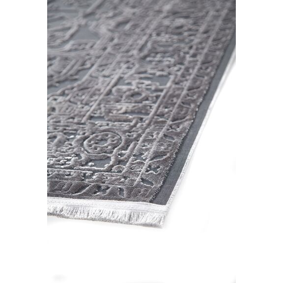 Χαλί Lotus Summer 2927 Black Grey Royal Carpet