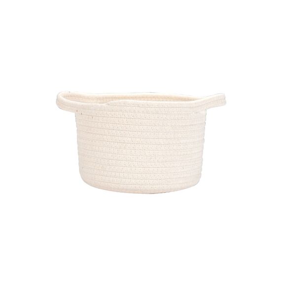 Estia Καλαθι Κρεμαστο Blanca 18x18x13cm Λευκο