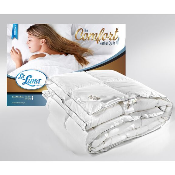 Πάπλωμα Υπέρδιπλο Πουπουλένιο 220x240cm la Luna Comfort Goose Quilt 80/20 Laluna [Product / Color] [Product / Synthesis]