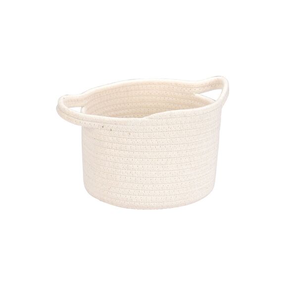 Estia Καλαθι Κρεμαστο Blanca 18x18x13cm Λευκο