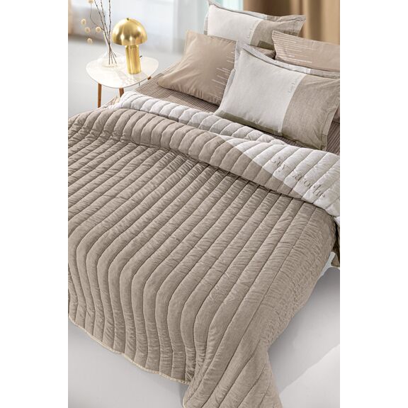Κουβερλί Estella Natural 220x240 guy Laroche  100% Microsuede