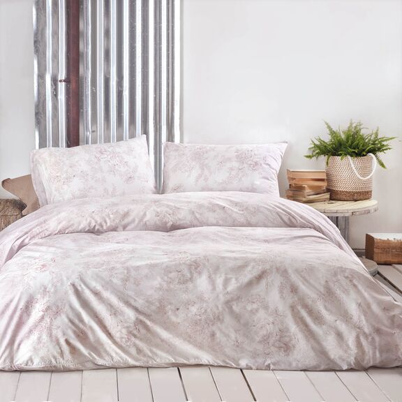 Lucette ροζ - σετ Σεντονια Nova King Size (270χ290)
