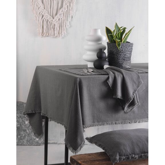 Merit - Τραπεζομαντηλο Γκρι 150x220