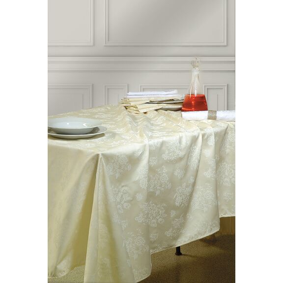 Jasmine - Tραπεζομανηλο Σατεν Ζακαρ Εκρου 140x140