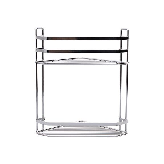 Estia Εταζερα Elegant Μεταλλικη Γωνιακη 2 Θεσεων 32x28x18cm Χρωμιου