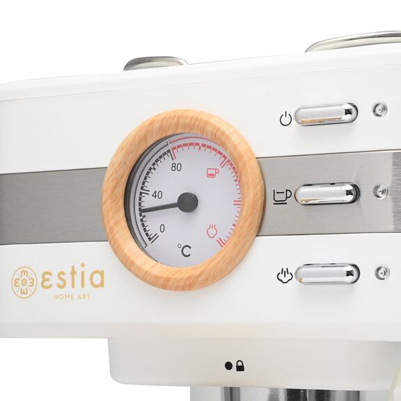 Estia Μηχανη Espresso oak 950w 15 bar 1.2lt Λευκη