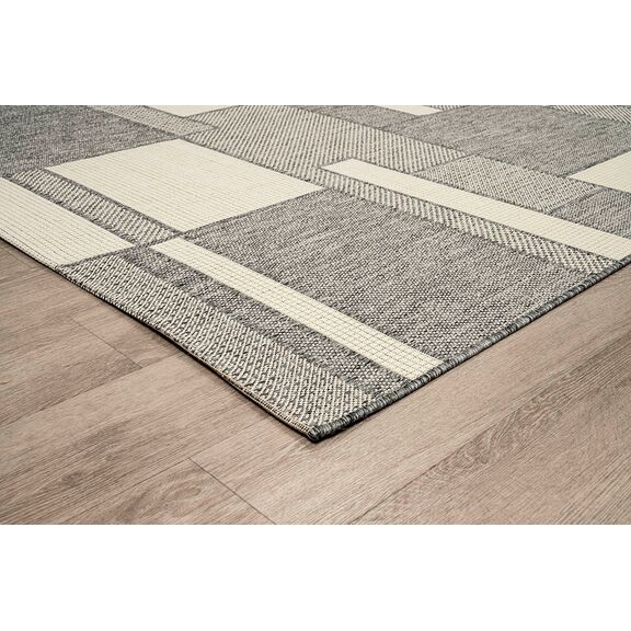 Χαλι Ethnik  1449d Grey-Ecru - 070x140   με το Mέτρο