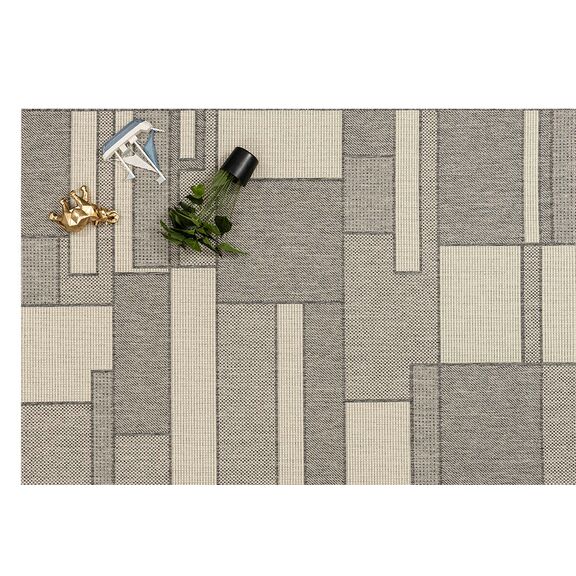 Χαλι Ethnik  1449d Grey-Ecru - 070x140   με το Mέτρο