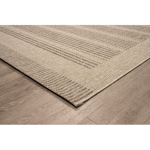 Χαλι Ethnik  203607c Brown/caramel Beige - 200x285   με το Mέτρο