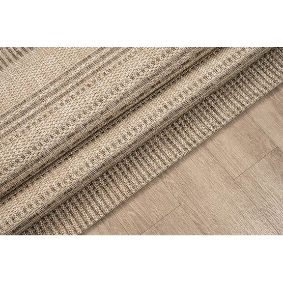 Χαλι Ethnik  203607c Brown/caramel Beige - 160x230   με το Mέτρο
