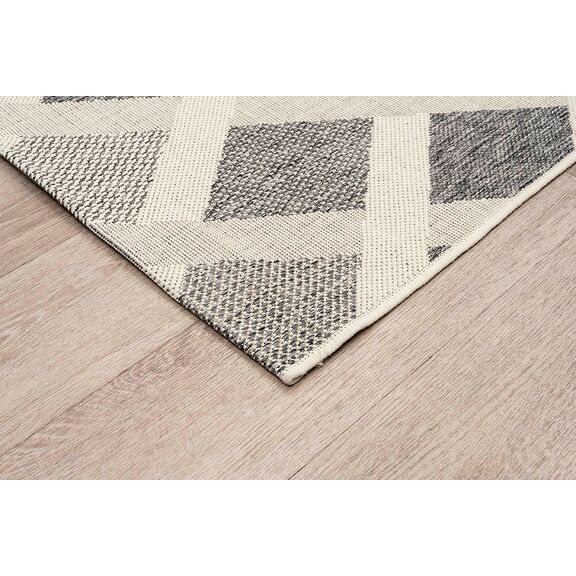 Χαλι Ethnik 3729d Grey-Ecru - 133x190   με το Mέτρο