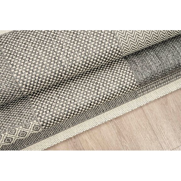 Χαλι Ethnik  4526d Grey-Ecru - 200x285   με το Mέτρο