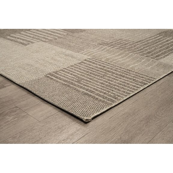 Χαλι Ethnik  20706c Brown/caramel Beige - 133x190   με το Mέτρο