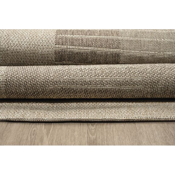 Χαλι Ethnik  20706c Brown/caramel Beige - 160x230   με το Mέτρο