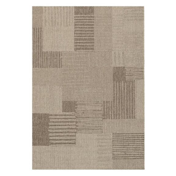 Χαλι Ethnik  20706c Brown/caramel Beige - 133x190   με το Mέτρο