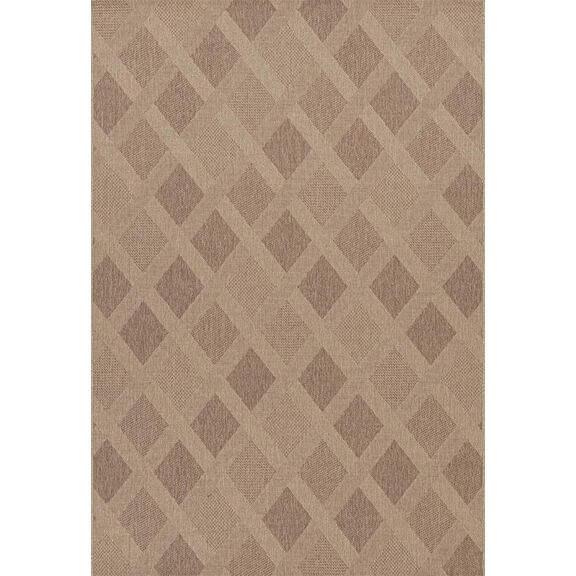 Χαλι Ethnik  203729c Brown/caramel Beige - 200x285   με το Mέτρο