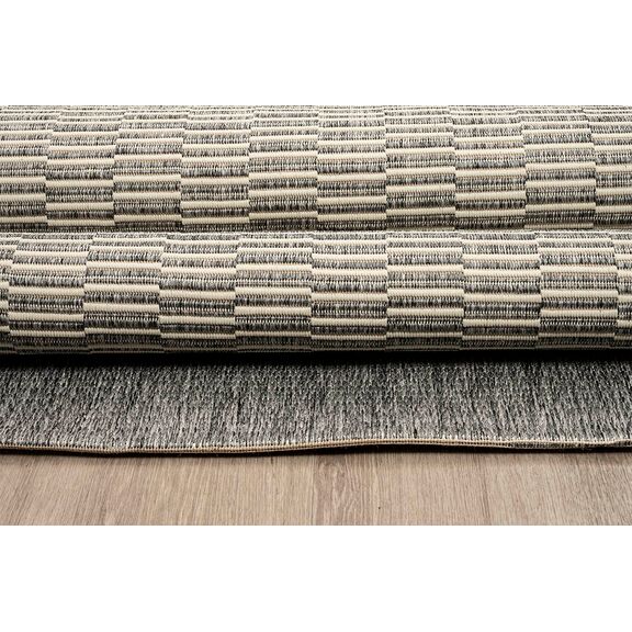 Χαλι Ethnik  9825d Grey-Ecru - 160x230   με το Mέτρο