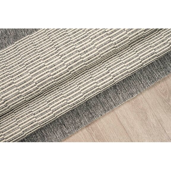 Χαλι Ethnik  9825d Grey-Ecru - 160x230   με το Mέτρο