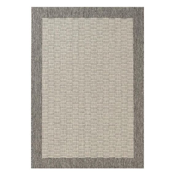 Χαλι Ethnik  9825d Grey-Ecru - 160x230   με το Mέτρο